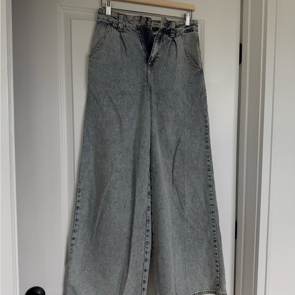 Wide-Leg light blue Women Jeans